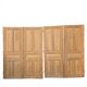 4 old cupboard doors in pitch pine