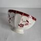 Antique faceted earthenware bowl, Digoin Badonviller