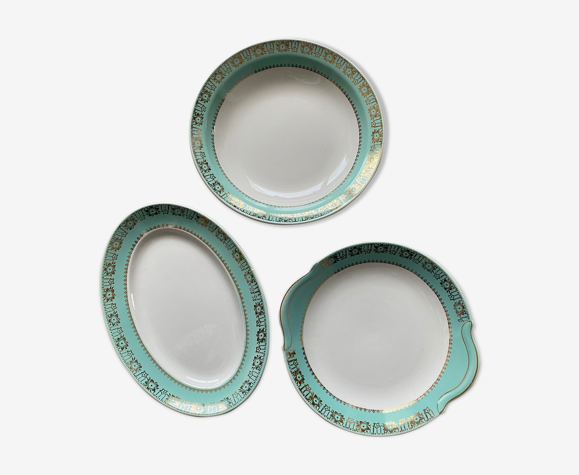 Lot de 3 plats Badonviller