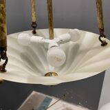 Italian Murano glass light pendants, 1980s, set of 2