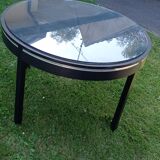 Roche & bobois 1970s edition round extendable dining table