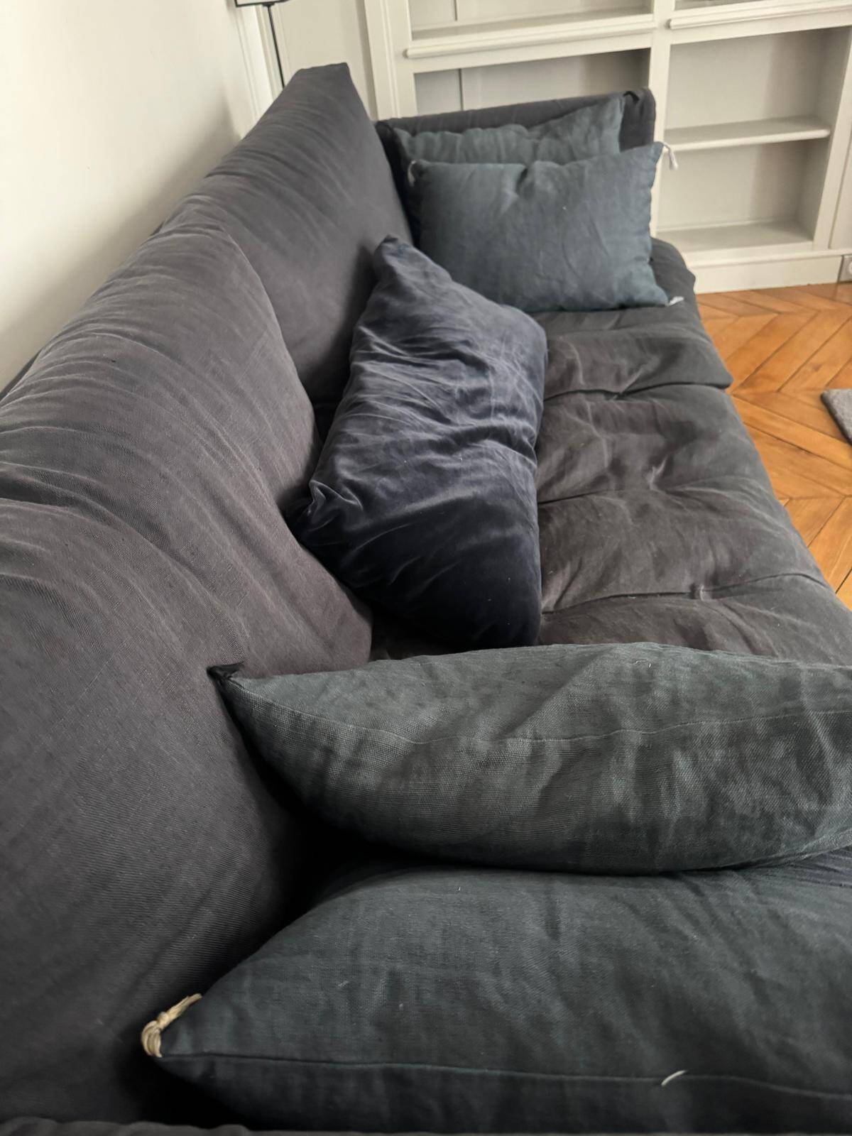 Adar blue Caravan sofa