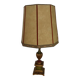 Old wooden foot lamp