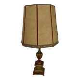 Old wooden foot lamp