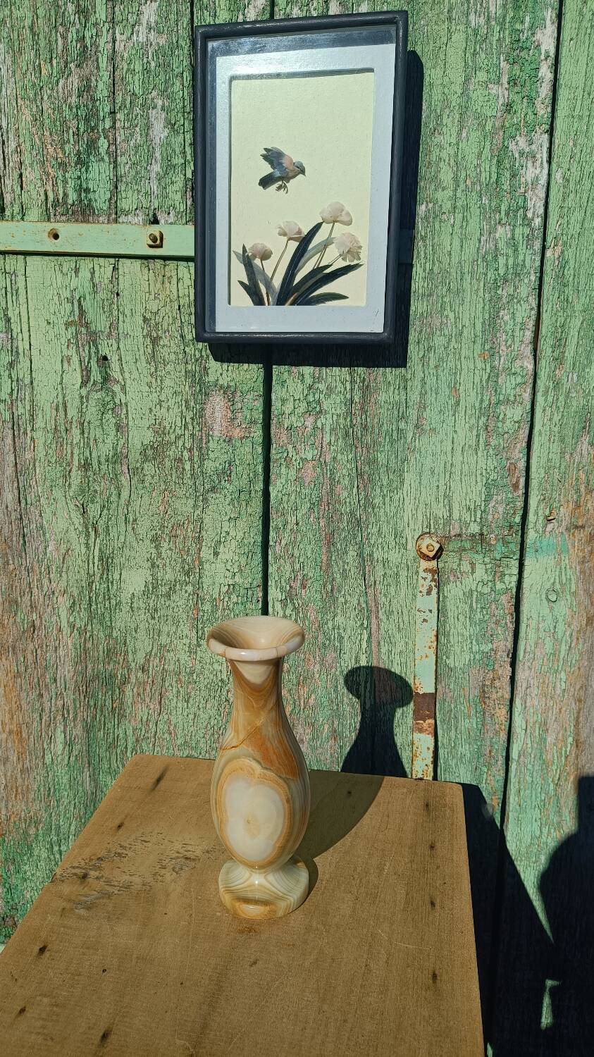 Alabaster vase from the 1970s
