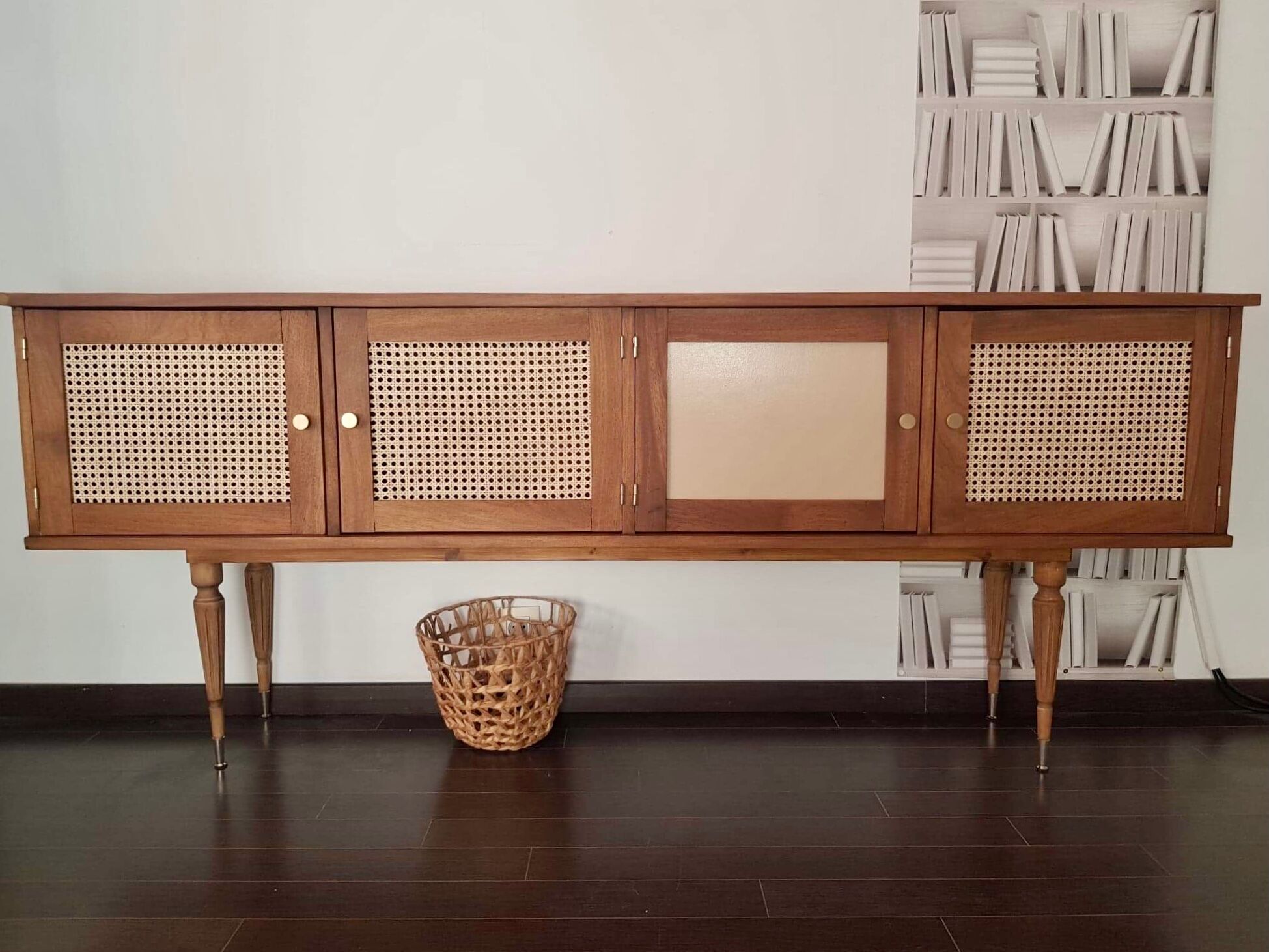 Walnut and canning sideboard