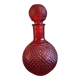 Red glass vitae bottle