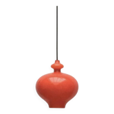 Mid-century Swedish space-age glass pendant lamp by Hans-Agne Jakobsson for Staff and Holmegaard, 1960s.