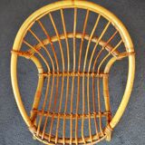 Armchair shell child rattan