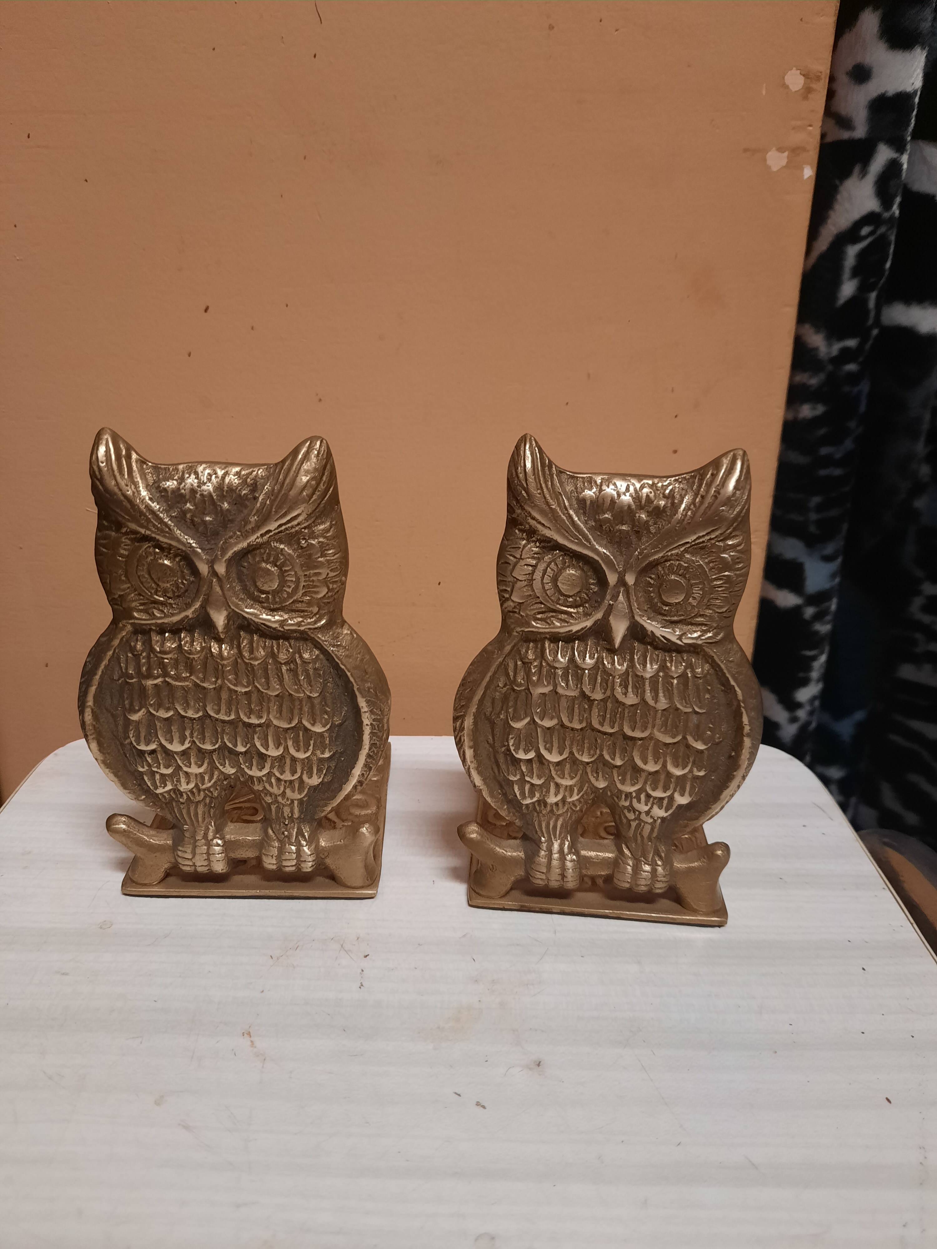 Owl bookends