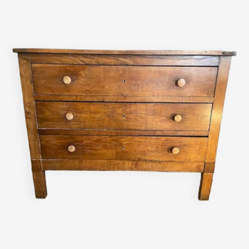 Oak chest of drawers