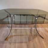 Table  en verre vintage