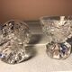 Vintage crystal shells in cut glass