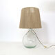 Table lamp from the 70s and 80s and its rope lampshade.