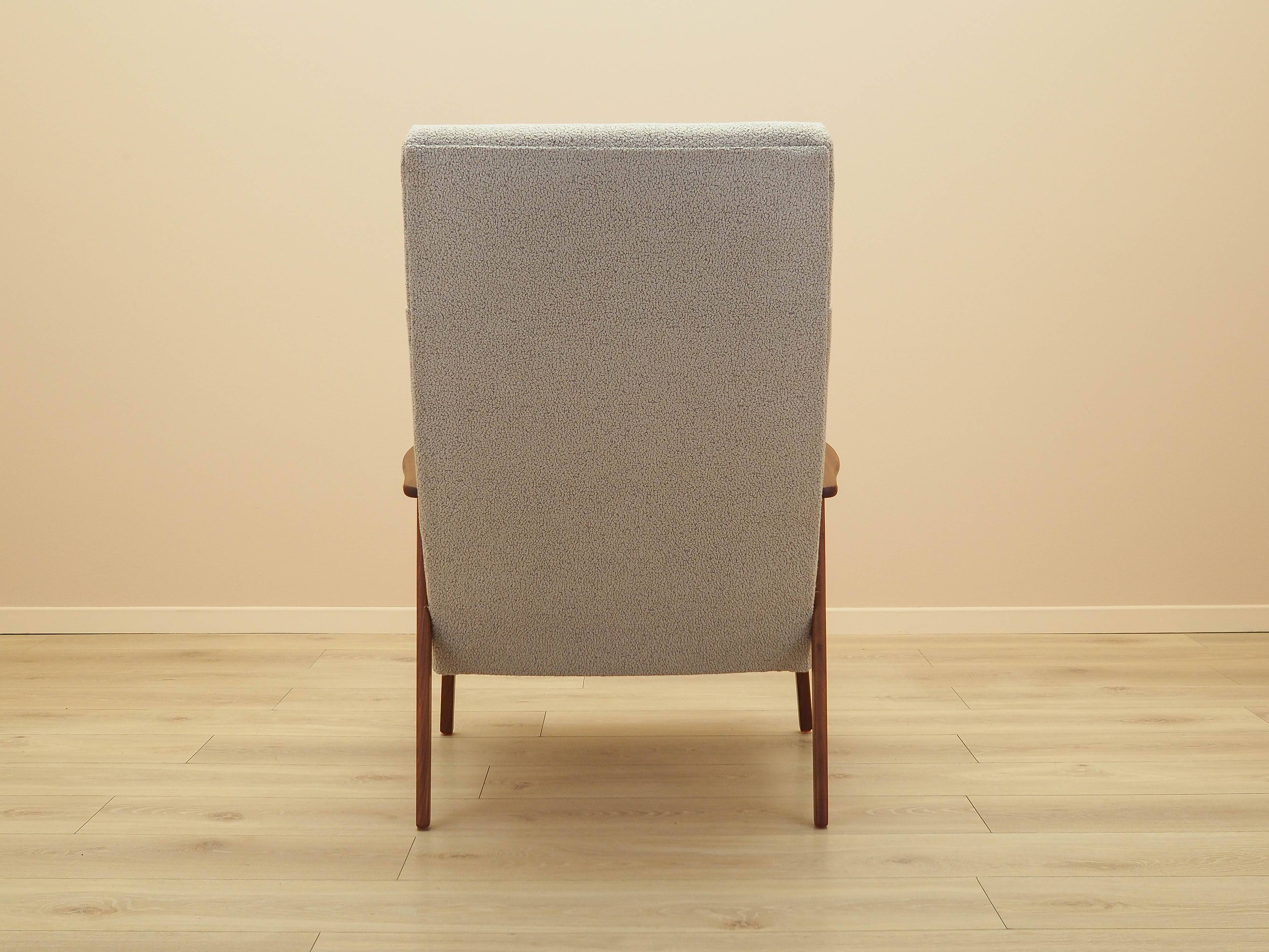 Fauteuil en teck, design danois, années 1970, fabriqué au Danemark