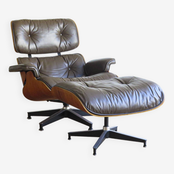 Lounge Chair (670) et Ottoman (671) vintage - Charles et Ray Eames - Herman Miller