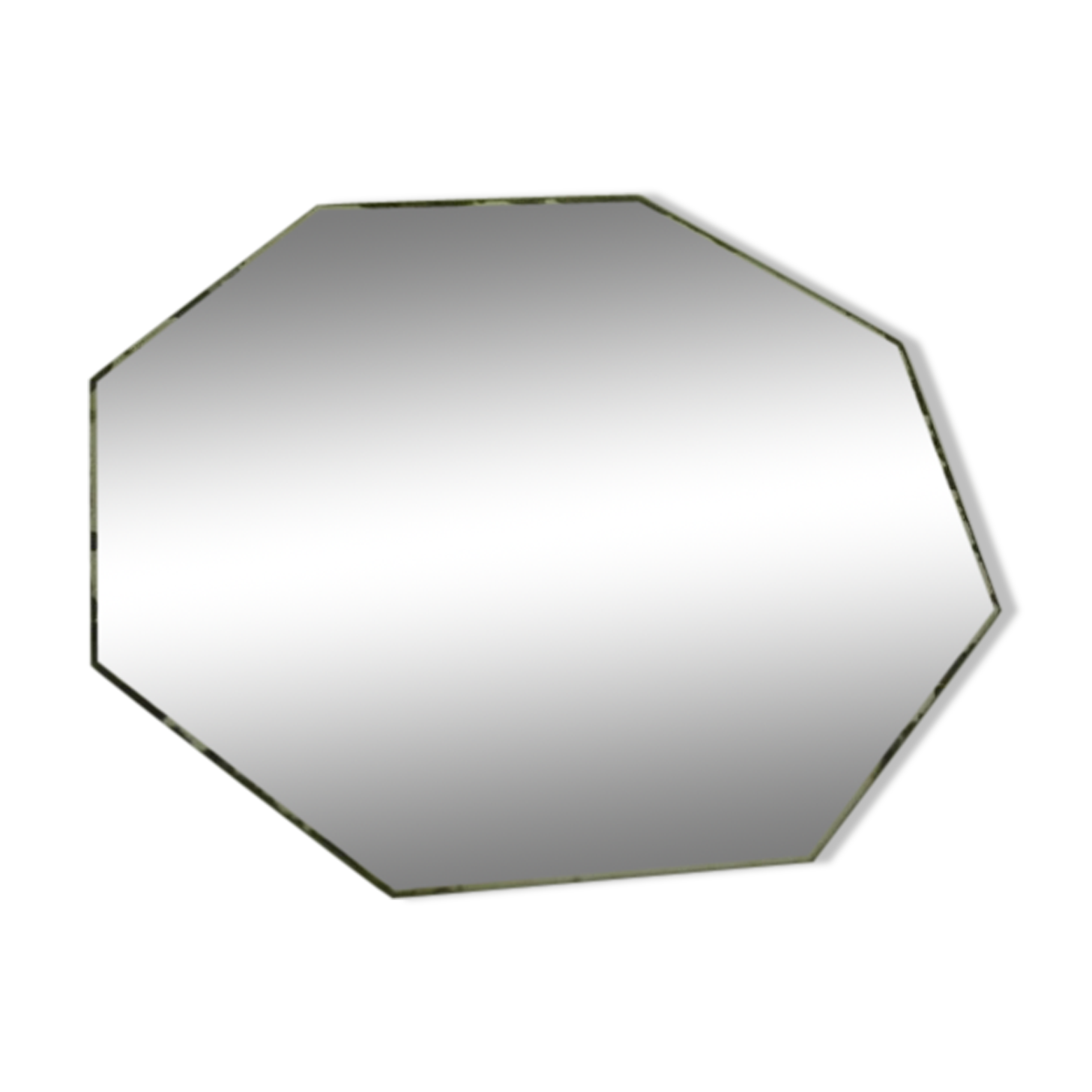 Hexagonal vintage mirror 30 x 30 cm