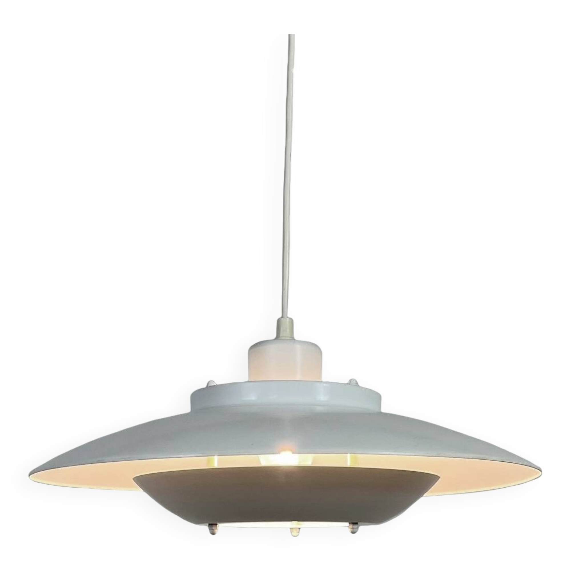 Scandinavian Space Age pendant light, Flying Saucer, 1970