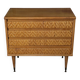 1960 rattan chest of drawers 4 drawers spindle legs