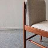 Set of 4 Danish teak chairs, 1950s-1960s