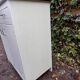 Vintage white sideboard with 2 doors and 2 drawers