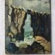 Oil table on panel Batz-sur-mer 1961, signed