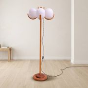 Lampe de sol de l'âge atomique, éclairage d'hôtel vintage, Tchécoslovaquie années 1970