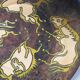 Biot: large ceramic dish painted with horses vintage 50s-60s 39.5 cm C036