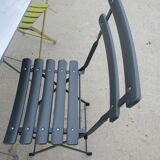 Garden furniture square table 4 folding chairs