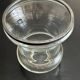 glass and metal vase from the 70s