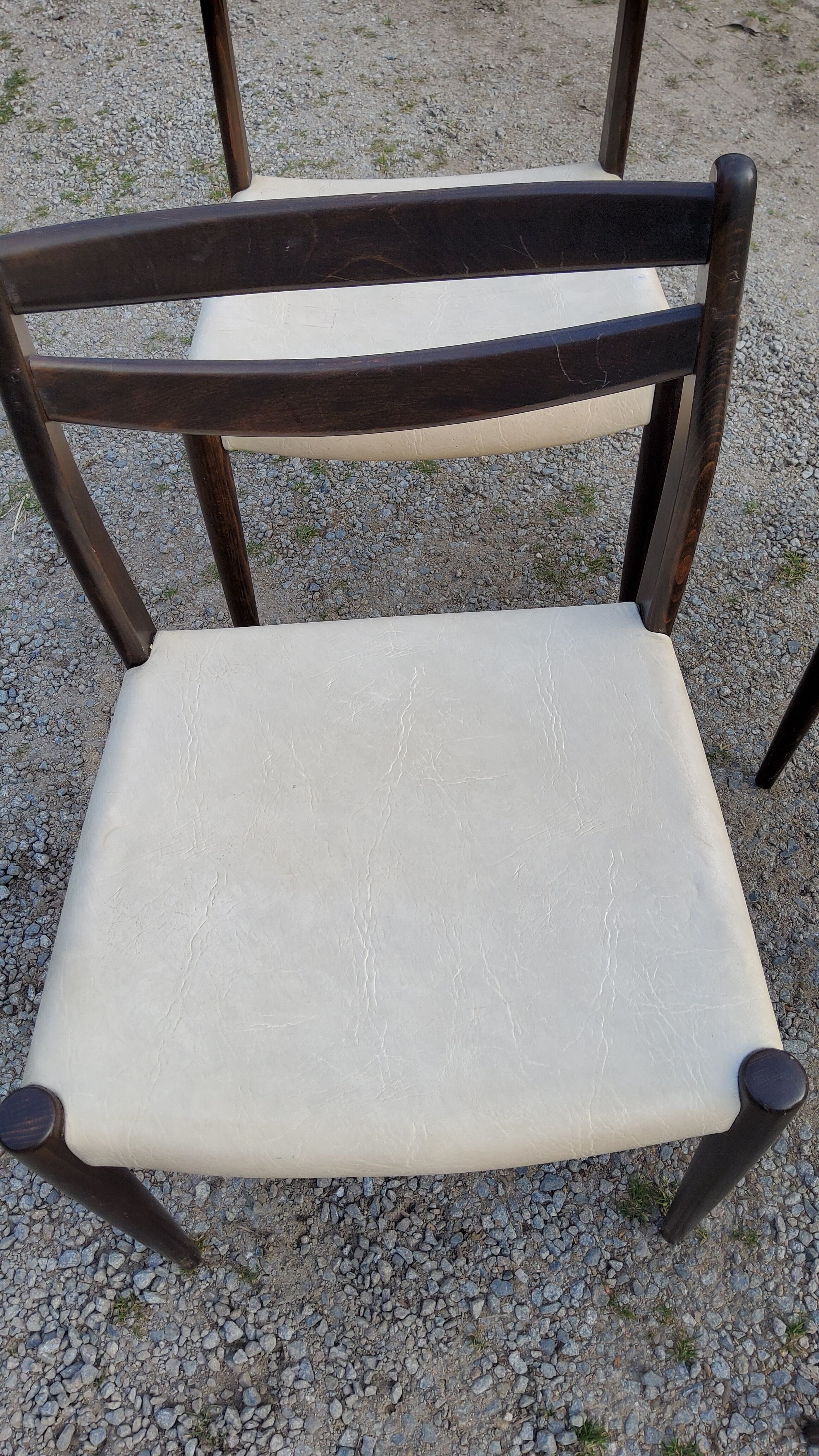 Set of 4 Scandinavian style chairs from the 70s