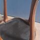 Piano stool / dressing table, Louis XV style, arched base seat velvet
