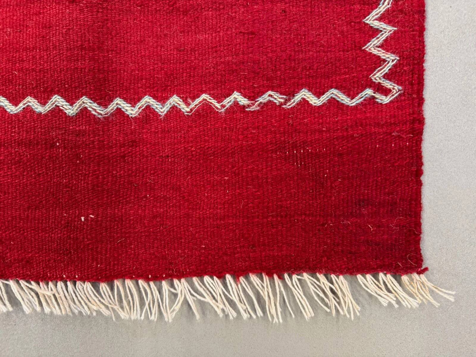 Vintage Moroccan square kilim 108x104 cm kelim wool rug medium 2527