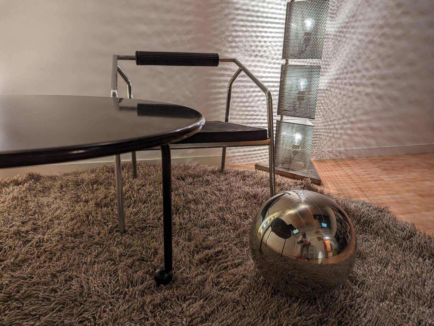 2 post-modern 80s totem lampposts