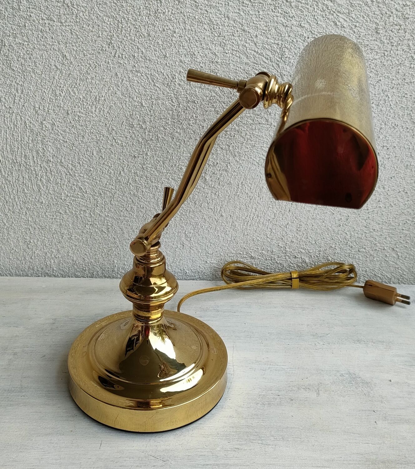Vintage banker's lamp