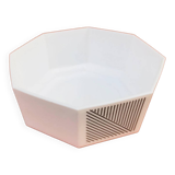 Large salad bowl. Opaline glass France.