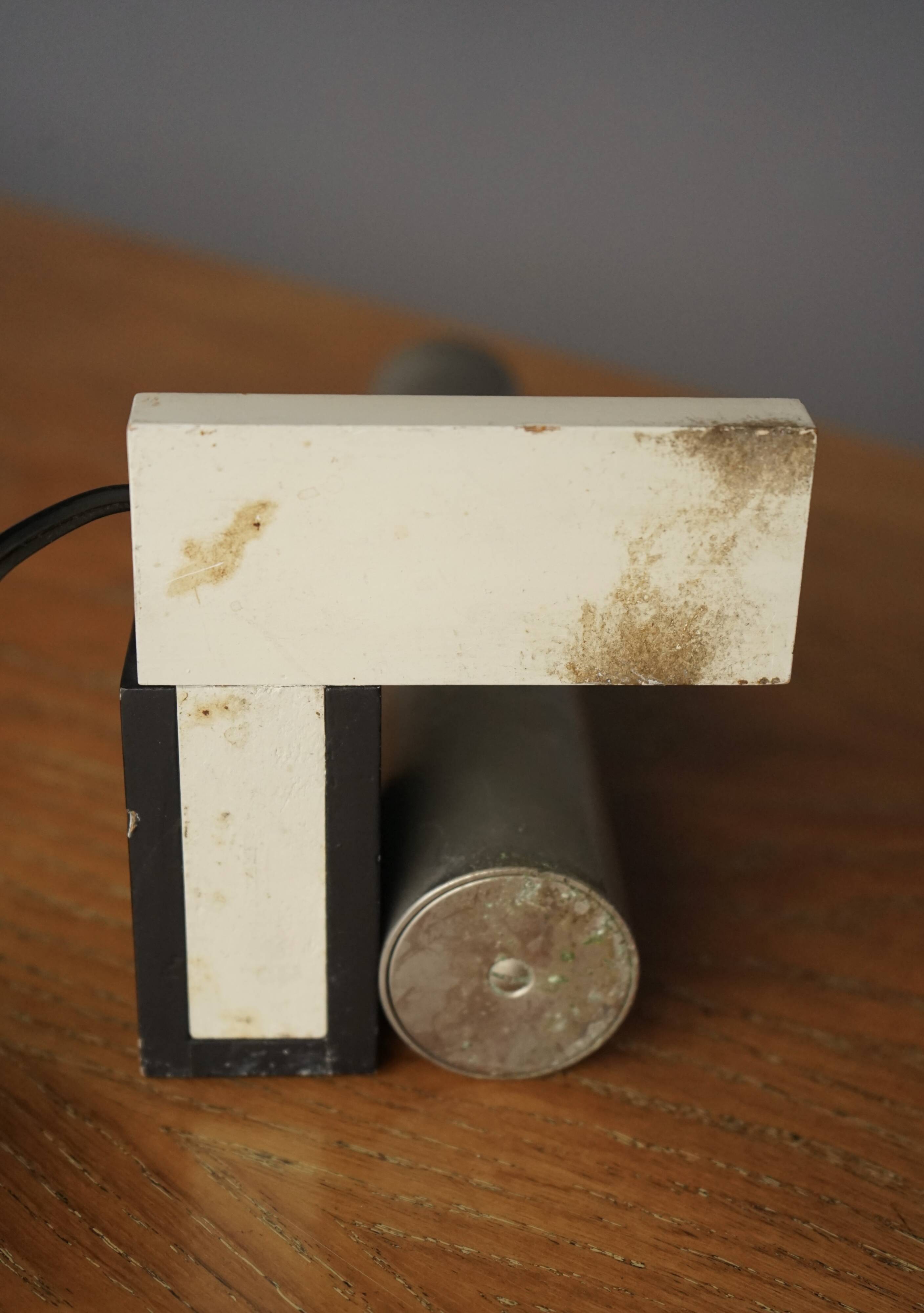 Rare Lampe de Table Constructiviste Modèle 3 par Sybold van Ravesteyn, 1970s