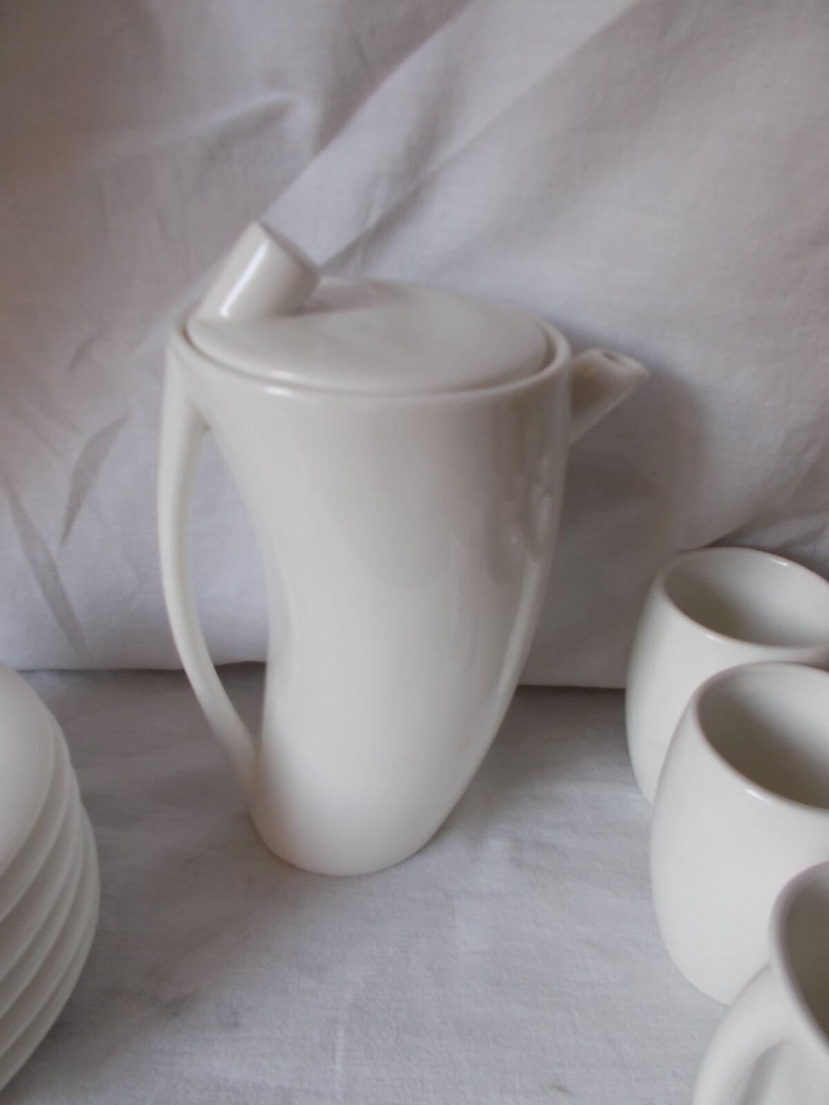 White coffee service