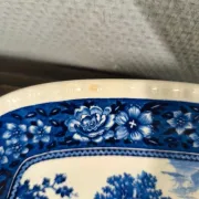 Lot de 2 plats Villeroy et Boch Rusticana bleus