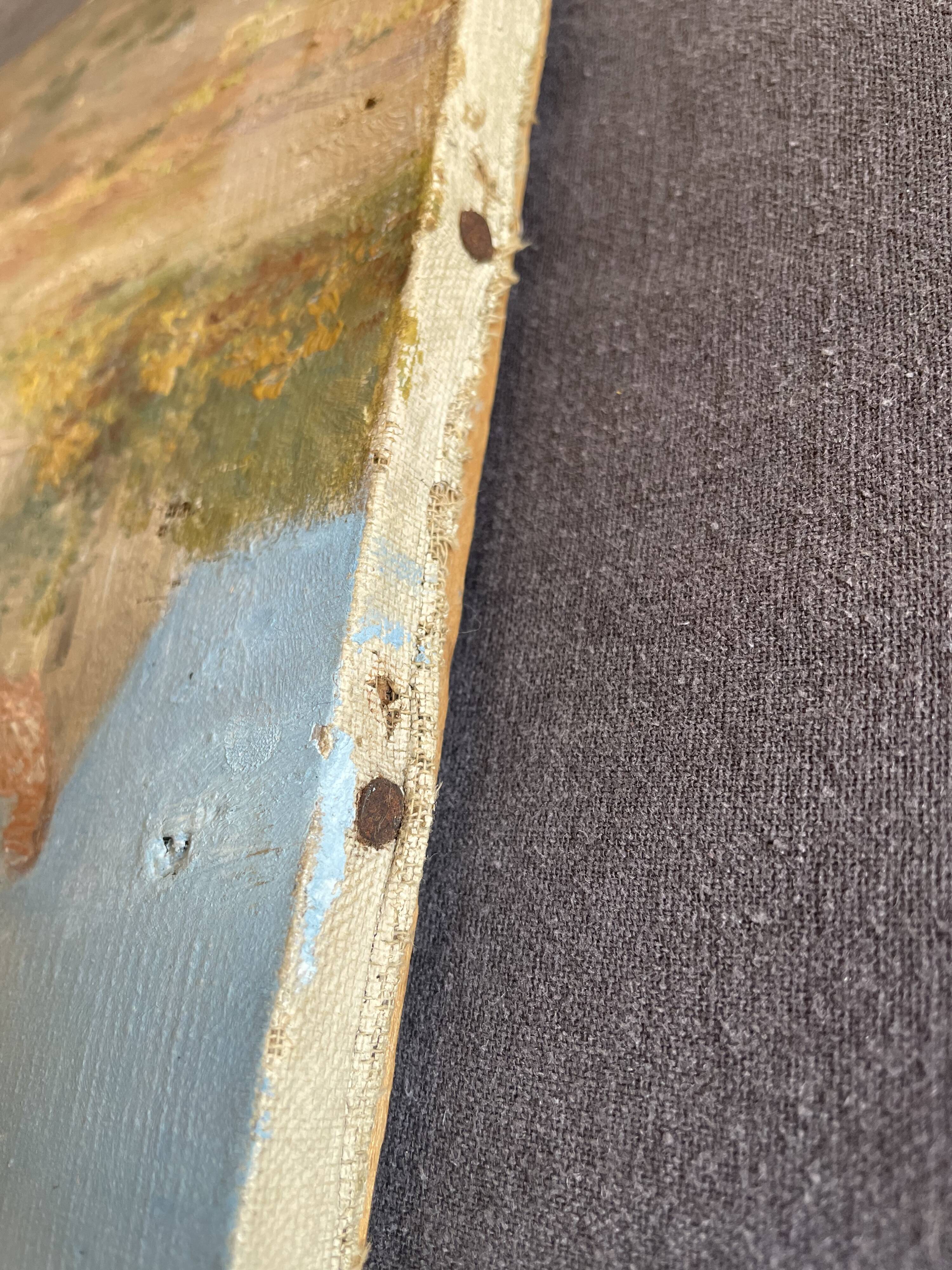 Huile sur toile paysage