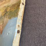 Oil on landscape canvas