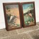 Paire tableaux exotiques