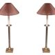 Kullmann lampen set Table lamps Bronze color 1970s Germany