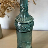 Bouteille en verre décorée