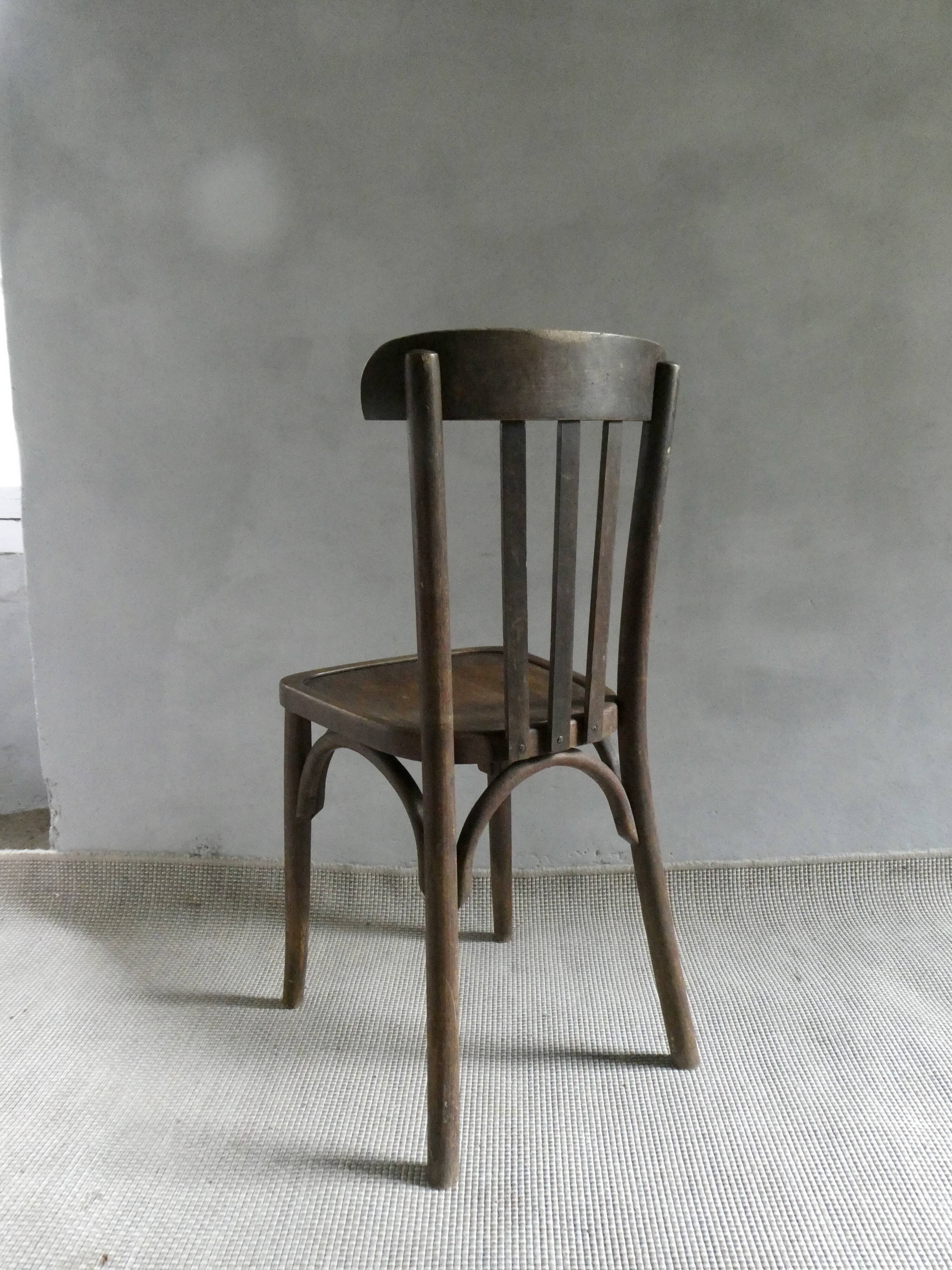 Chaise de bistrot des années 40-50