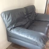 Cornelius de Durlet sofa in grey leather