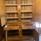 Beautiful two-body oak sideboard.