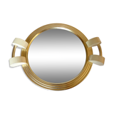 Plateau miroir art déco