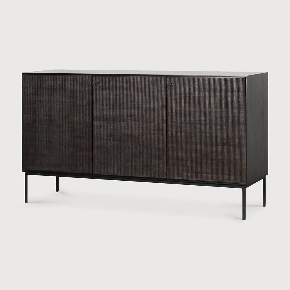 Buffet ethnicraft grooves solid wood