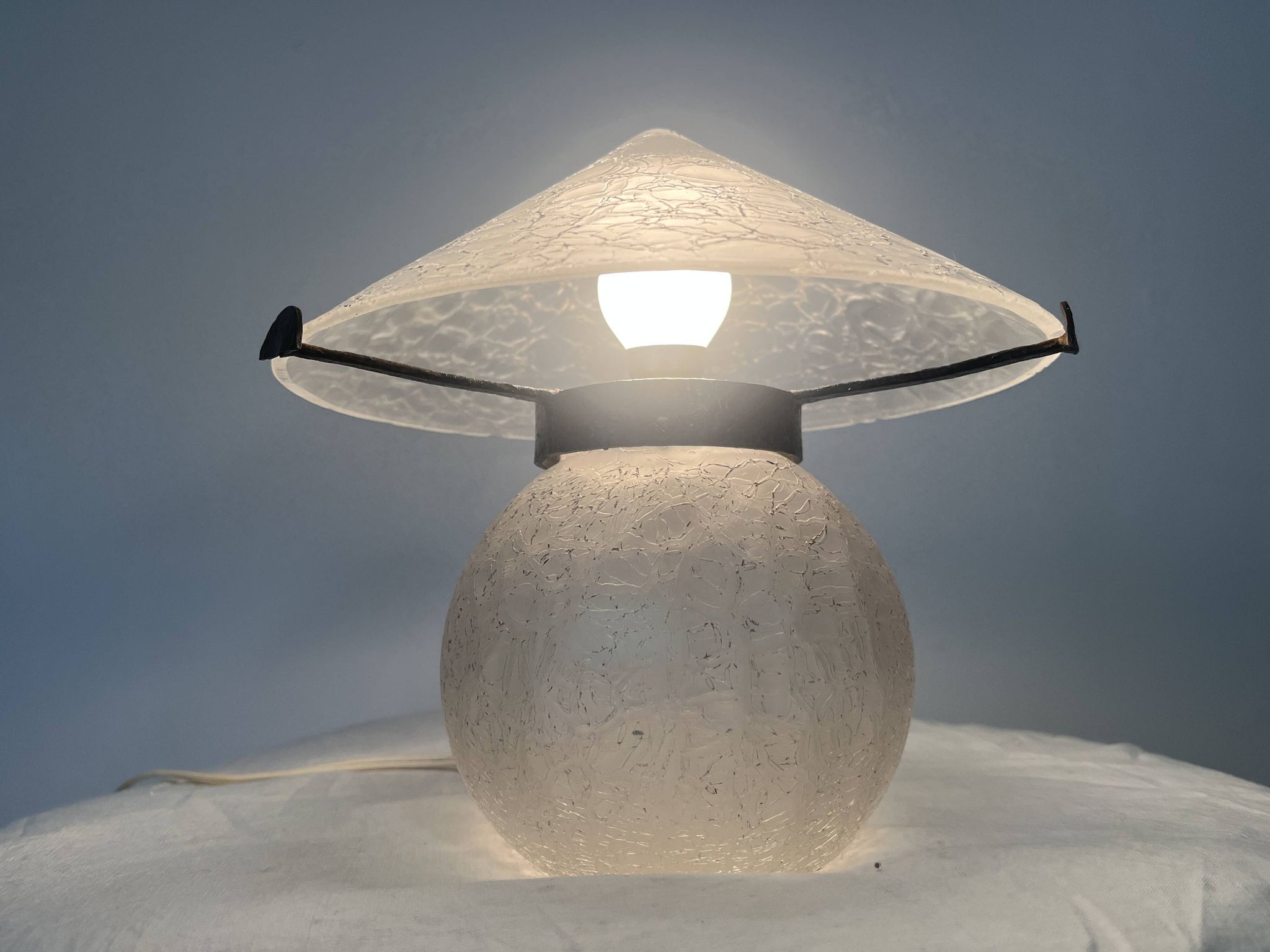 lampe champignon art déco